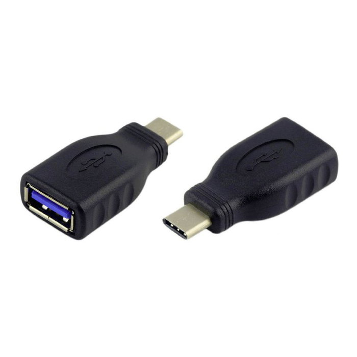 Aisens Adaptador USB 3.1 Gen1 USB-C Macho a USB-A Hembra Negro Aisens Adaptador USB 3.1 Gen1 USB-C Macho a USB-A Hembra Negro